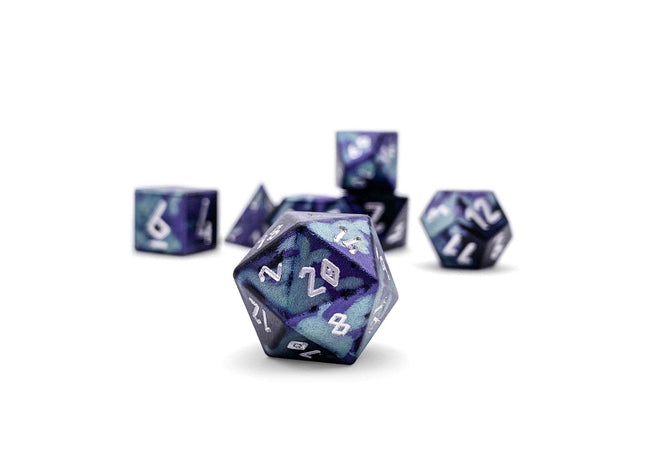 Gamers Guild AZ Norse Foundry Norse Foundry Aluminum Wondrous Dice - 7-Piece Set - Witches Cauldron Norse Foundry