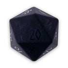 Gamers Guild AZ Norse Foundry Norse Foundry: Boulder 30mm Gemstone Dice - Black Obsidian Raised Norse Foundry