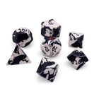 Gamers Guild AZ Norse Foundry Norse Foundry Ceramic Dice - 7-Piece Set - Cookies N' Cream Norse Foundry