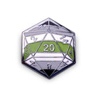 Gamers Guild AZ Norse Foundry Norse Foundry - D20 Agender Pride Flag Pin Norse Foundry