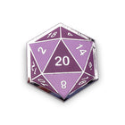Gamers Guild AZ Norse Foundry Norse Foundry - D20 Hot Pink Pin Norse Foundry