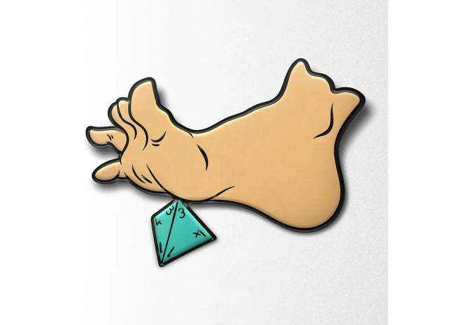 Gamers Guild AZ Norse Foundry Norse Foundry: D4 Foot - Enamel Pin Norse Foundry