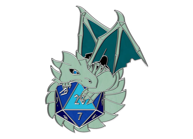 Gamers Guild AZ Norse Foundry Norse Foundry: Dracolich Pin - Blue Norse Foundry
