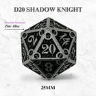 Gamers Guild AZ Norse Foundry Norse Foundry: Dungeon Delve Runestones - 25mm D20 - Shadow Knight Norse Foundry