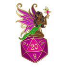 Gamers Guild AZ Norse Foundry Norse Foundry: Fairy D20 Pin - Pink Norse Foundry