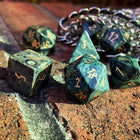 Gamers Guild AZ Norse Foundry Norse Foundry Gemstones - 7-Piece Set - Crocodile Jasper Norse Foundry