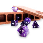 Gamers Guild AZ Norse Foundry Norse Foundry Gemstones - 7-Piece Set - Purple Striped Agate Norse Foundry