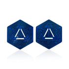 Gamers Guild AZ Norse Foundry Norse Foundry: Metal RPG Crit/Fail Coin Blue Plated-25mm Norse Foundry