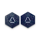 Gamers Guild AZ Norse Foundry Norse Foundry: Metal RPG Crit/Fail Coin Shiny Silver Plated- 25mm Norse Foundry