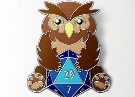 Gamers Guild AZ Norse Foundry Norse Foundry: Owlbear Pin - Blue Norse Foundry