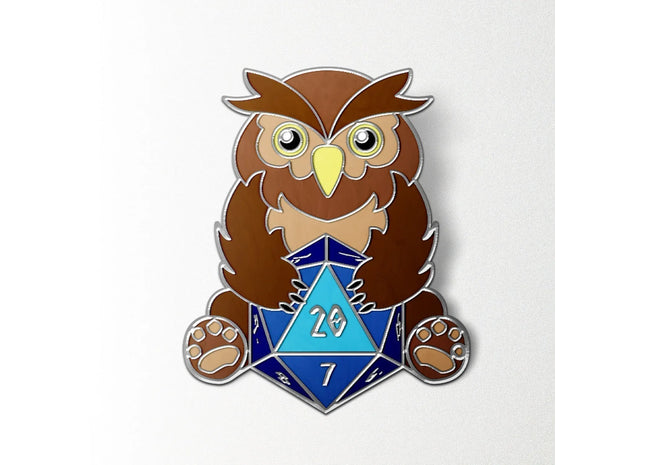 Gamers Guild AZ Norse Foundry Norse Foundry: Owlbear Pin - Blue Norse Foundry