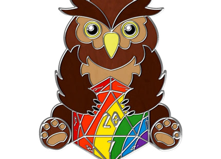 Gamers Guild AZ Norse Foundry Norse Foundry: Owlbear Pin - Rainbow Norse Foundry