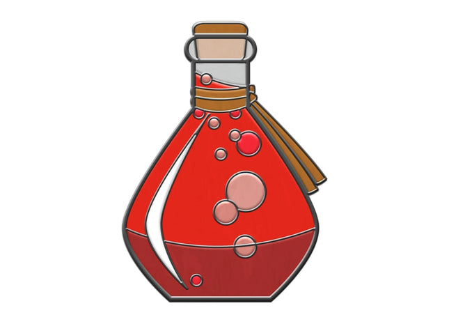 Gamers Guild AZ Norse Foundry Norse Foundry: Potion Bottle Enamel Pin - Red Norse Foundry