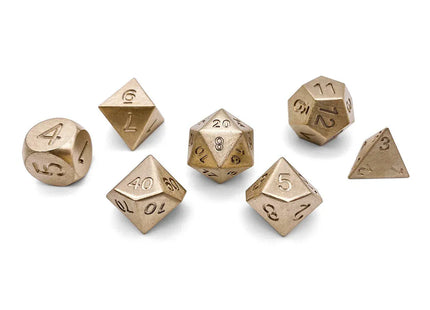 Gamers Guild AZ Norse Foundry Norse Foundry: True Metal Dice - Bronze (7pc Set) Norse Foundry