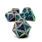 Gamers Guild AZ Norse Foundry Pirate Dice - Rogue Wave 7 Piece RPG Set Alloy Dice Norse Foundry