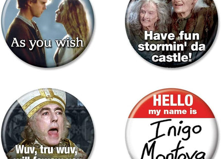Gamers Guild AZ Novelties 4 Button Set: The Princess Bride Ata-Boy Inc