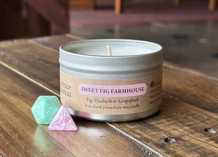 Gamers Guild AZ Novelties Cantrip Candles: Sweet Fig Farmhouse 6 oz. Cantrip Candles