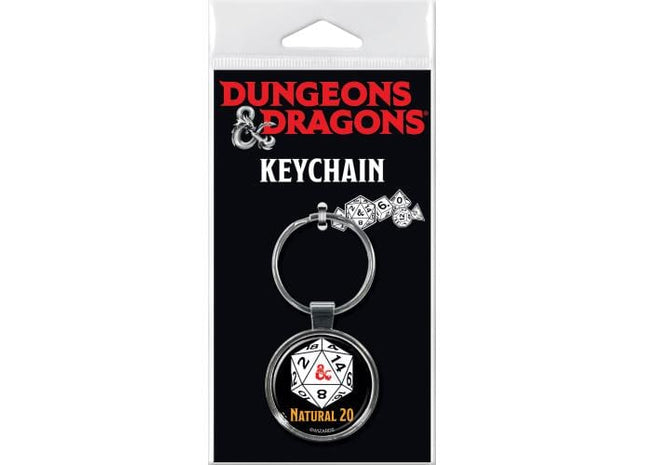 Gamers Guild AZ Novelties DnD Natural 20 Keychain Ata-Boy Inc