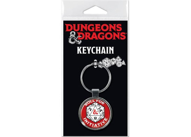 Gamers Guild AZ Novelties DnD Roll for Iniative Keychain Ata-Boy Inc