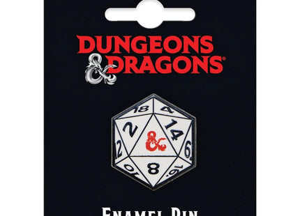 Gamers Guild AZ Novelties Enamel Pin: DND 20 Sided Die Ata-Boy Inc