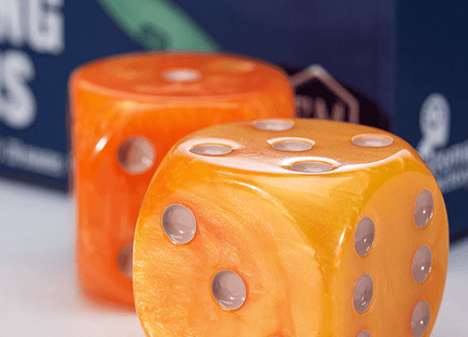 Gamers Guild AZ Novelties Gate Keeper Games: “Rolling Realms Dice” 35mm Epic Dice (Pair of 2) Gate Keeper Games
