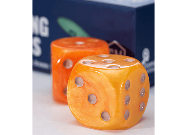 Gamers Guild AZ Novelties Gate Keeper Games: “Rolling Realms Dice” 35mm Epic Dice (Pair of 2) Gate Keeper Games