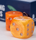 Gamers Guild AZ Novelties Gate Keeper Games: “Rolling Realms Dice” 35mm Epic Dice (Pair of 2) Gate Keeper Games