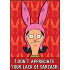 Gamers Guild AZ Novelties Magnet: Bob's Burgers Louise Lack Sarcasm Ata-Boy Inc