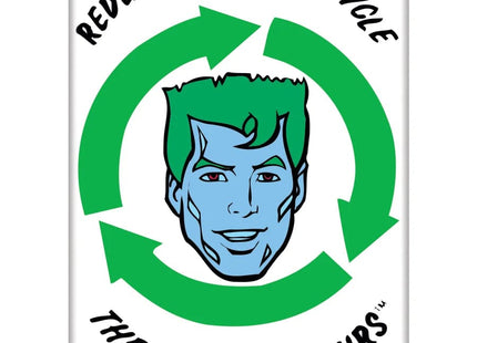 Gamers Guild AZ Novelties Magnet: Captain Planet Reduce Reuse Recycle Ata-Boy Inc