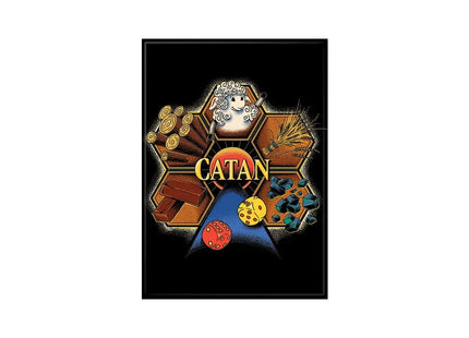 Gamers Guild AZ Novelties Magnet: Catan on Black Ata-Boy Inc