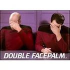 Gamers Guild AZ Novelties Magnet: Double Face Palm Ata-Boy Inc