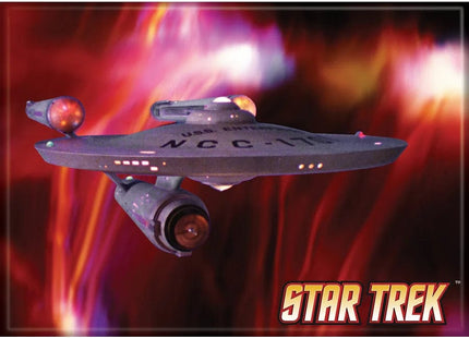 Gamers Guild AZ Novelties Magnet: Enterprise on Red Ata-Boy Inc