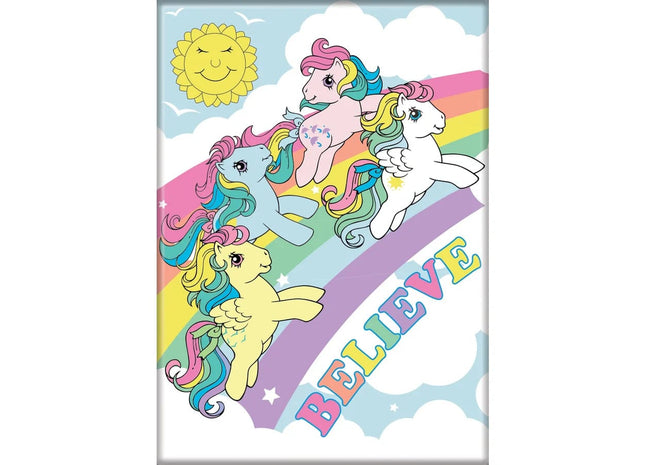 Gamers Guild AZ Novelties Magnet: My Little Pony Retro Group Believe Ata-Boy Inc