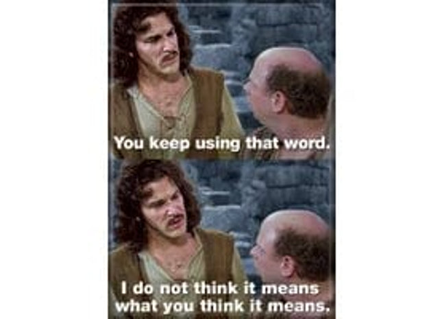Gamers Guild AZ Novelties Magnet: Princess Bride What You Think It Means Ata-Boy Inc