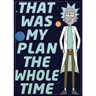Gamers Guild AZ Novelties Magnet: Rick and Morty That Was My Plan Ata-Boy Inc