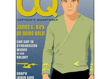 Gamers Guild AZ Novelties Magnet: Star Trek S1 Captains Quarterly Ata-Boy Inc