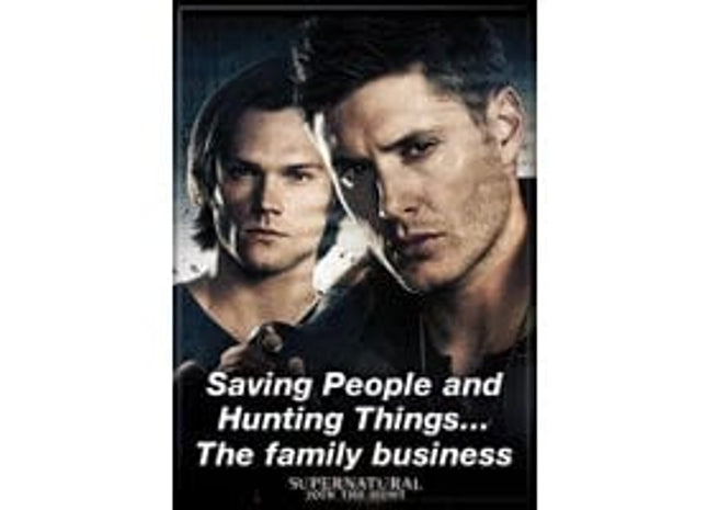 Gamers Guild AZ Novelties Magnet: Supernatural The Family Business Ata-Boy Inc