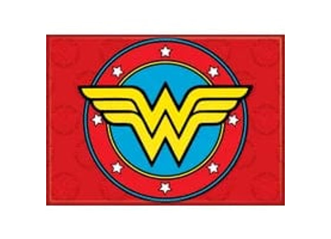 Gamers Guild AZ Novelties Magnet: Wonder Woman Logo on Red Ata-Boy Inc