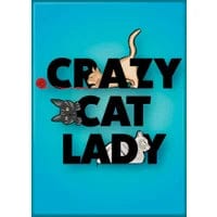 Gamers Guild AZ Novelties Magnet: WTIA Cat Lady Ata-Boy Inc