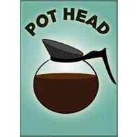 Gamers Guild AZ Novelties Magnet: WTIA Pot Head Ata-Boy Inc