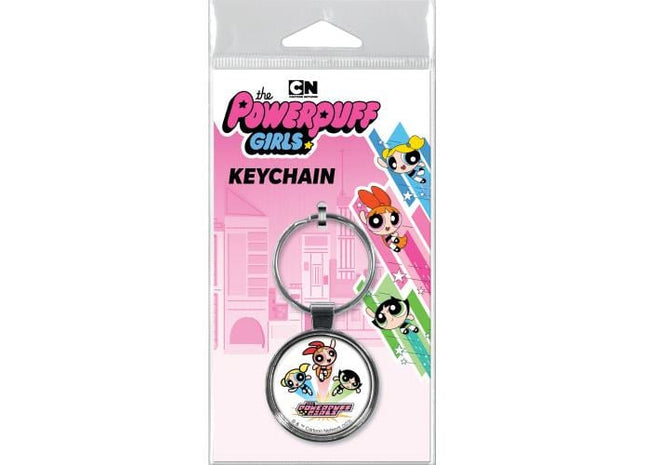 Gamers Guild AZ Novelties Powerpuff Girls Group on White Keychain Ata-Boy Inc