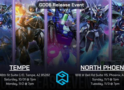 Gamers Guild AZ NPHX - 11/1 @ 7pm - Gundam Card Game GD06 Release Event Gamers Guild AZ