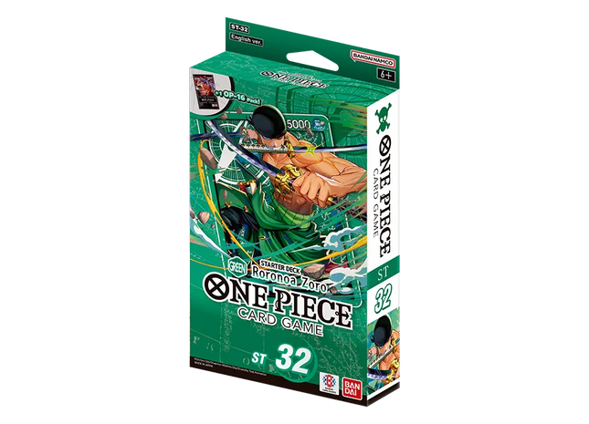 Gamers Guild AZ One Piece TCG One Piece TCG: Starter Deck Green - Roronoa Zoro (ST-32) (Pre-Order) GTS