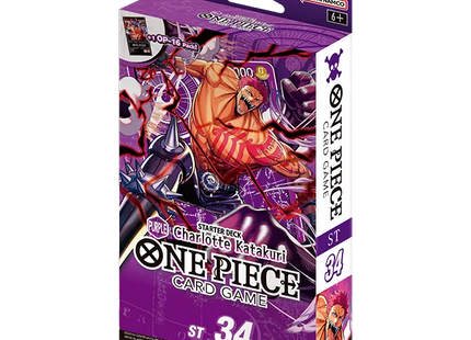 Gamers Guild AZ One Piece TCG One Piece TCG: Starter Deck Purple - Charlotte Katakuri (ST-34) (Pre-Order) GTS