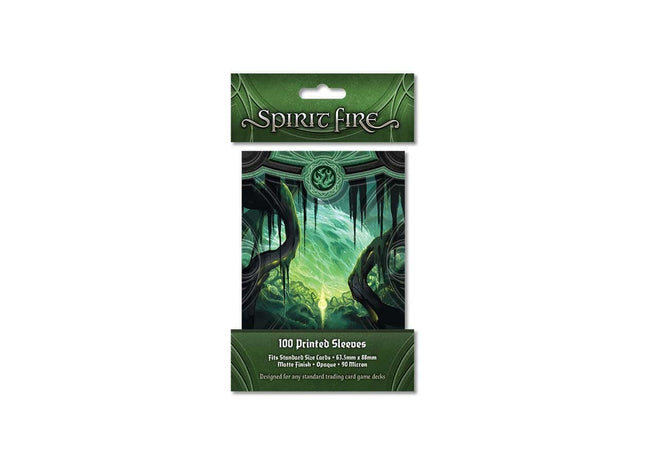 Gamers Guild AZ Orange Nebula Spirit Fire: Opaque Printed Sleeves: Biodome (Green) (Pre-Order) GTS