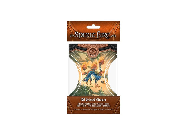 Gamers Guild AZ Orange Nebula Spirit Fire: Semi-transparent Printed Sleeves: Wingy Thing (Gold) (Pre-Order) GTS