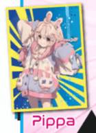 Gamers Guild AZ Oshi Push! Oshi Push! - 60-Count Oshi Push Art Sleeves - Pippa (Pre-Order) Kickstarter