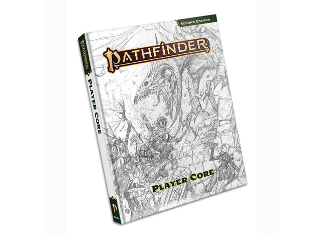 Gamers Guild AZ Paizo Publishing Pathfinder RPG (2E): Pathfinder Player Core (Sketch Cover) (Pre-Order) GTS