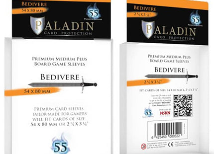 Gamers Guild AZ Paladin Paladin Board Game Sleeves: Bedivere (Premium Medium Plus) GTS