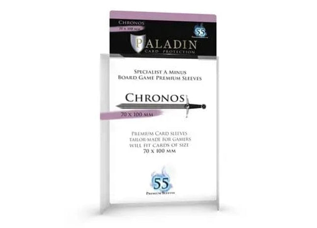 Gamers Guild AZ Paladin Paladin Board Game Sleeves: Chronos (70x100mm) Bridge Distribution